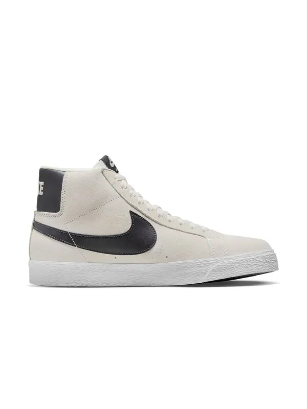 Кроссовки zoom blazer mid sb 'sail cave purple' Nike — изображение 2 из 4, серый/черный