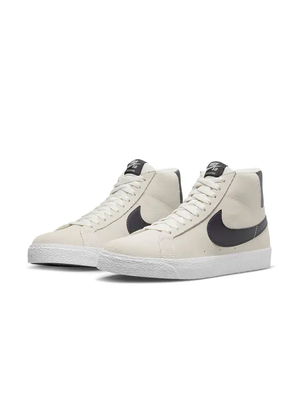 Кроссовки zoom blazer mid sb 'sail cave purple' Nike — изображение 3 из 4, серый/черный