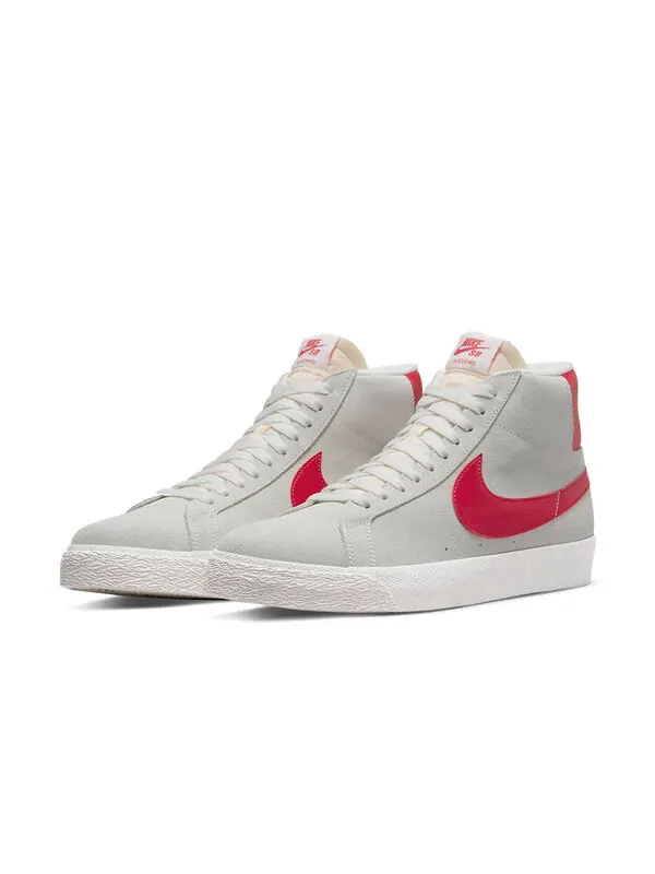 Кроссовки zoom blazer mid sb 'white university red' Nike — изображение 3 из 4, кремовый/красный