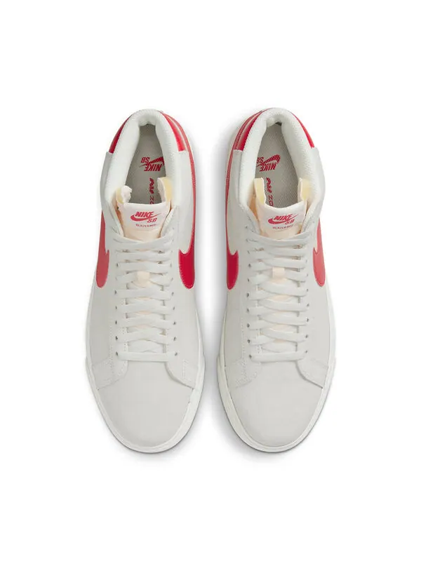 Кроссовки zoom blazer mid sb 'white university red' Nike — изображение 4 из 4, кремовый/красный