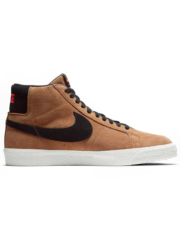 Кроссовки блейзер sb mid Nike — изображение 2 из 4, коричневый