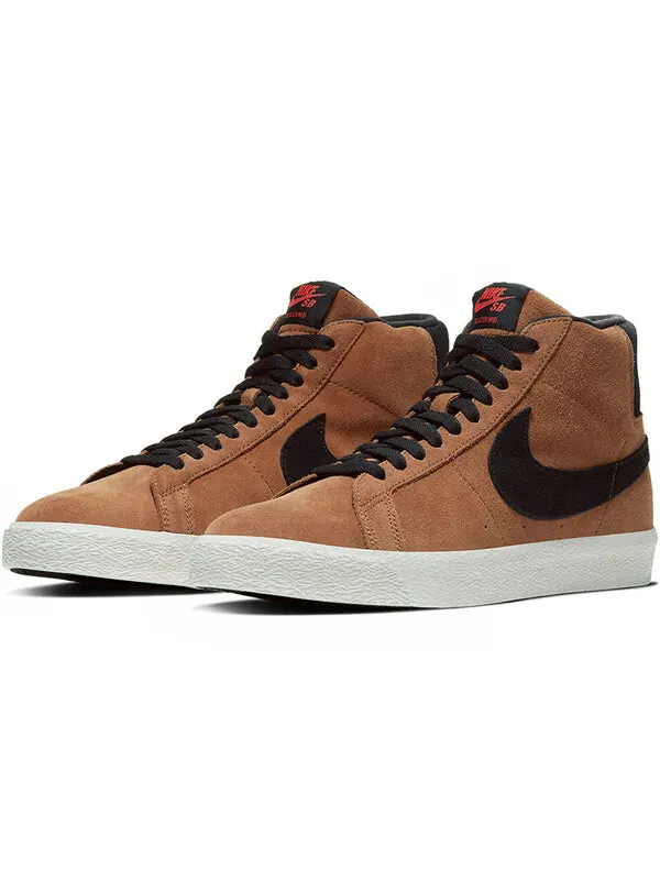 Кроссовки блейзер sb mid Nike — изображение 3 из 4, коричневый