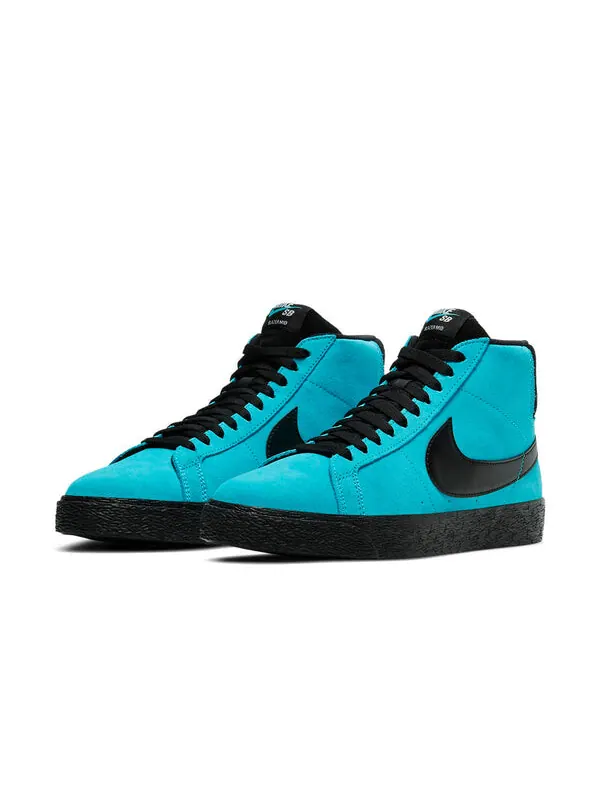 Кроссовки zoom blazer mid sb Nike — изображение 3 из 4, синий/черный/белый