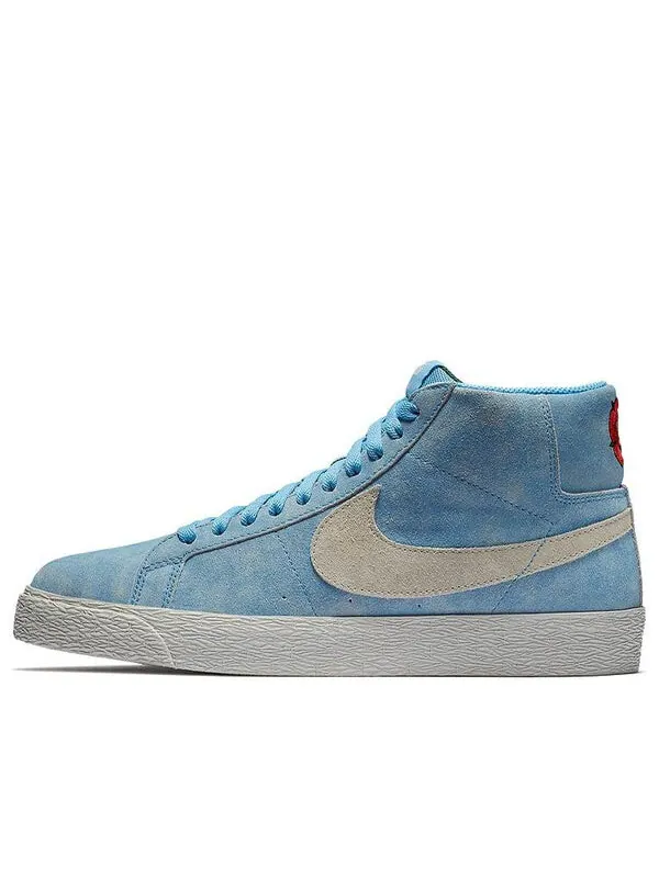Кроссовки sb zoom blazer mid Nike — изображение 1 из 4, синий/белый