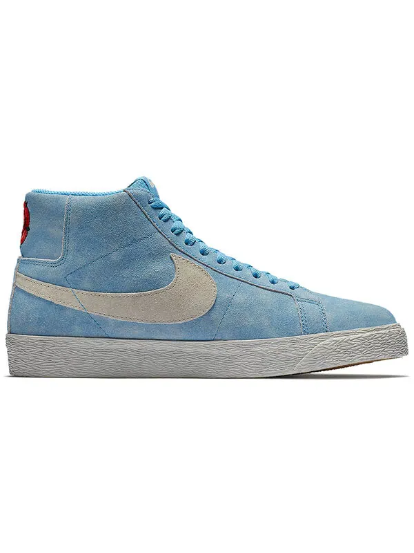 Кроссовки sb zoom blazer mid Nike — изображение 2 из 4, синий/белый