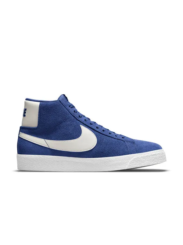 Кроссовки zoom blazer mid sb Nike — изображение 2 из 4, синий/белый