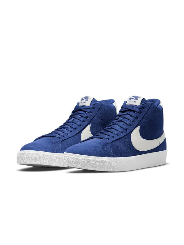 Кроссовки zoom blazer mid sb Nike — изображение 3 из 4, синий/белый