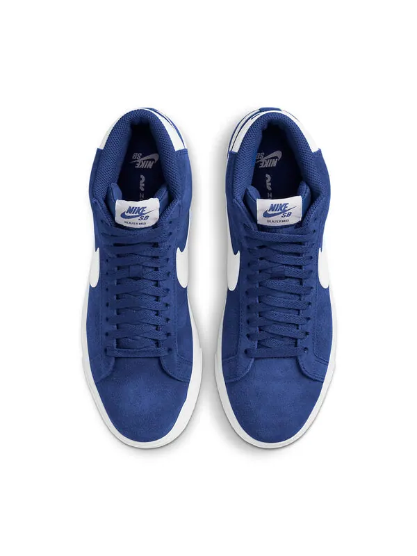 Кроссовки zoom blazer mid sb Nike — изображение 4 из 4, синий/белый
