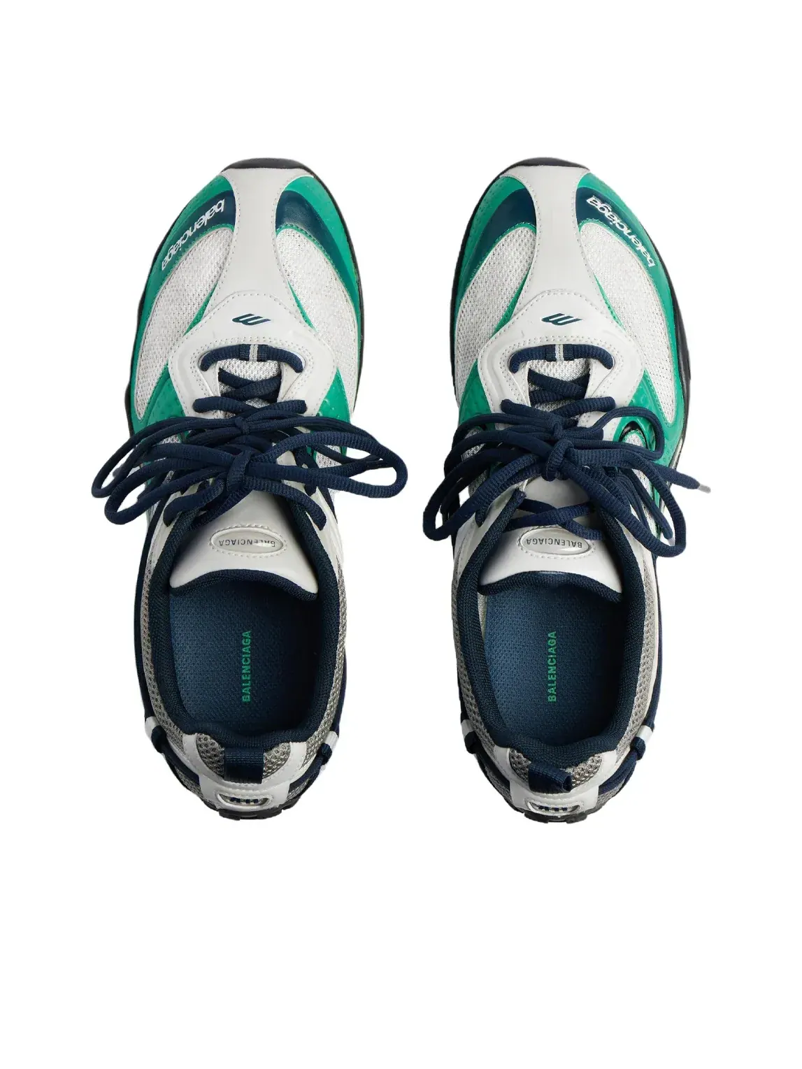 Кроссовки Balenciaga Radar 'Grey Green Black' — изображение 4 из 5, серый