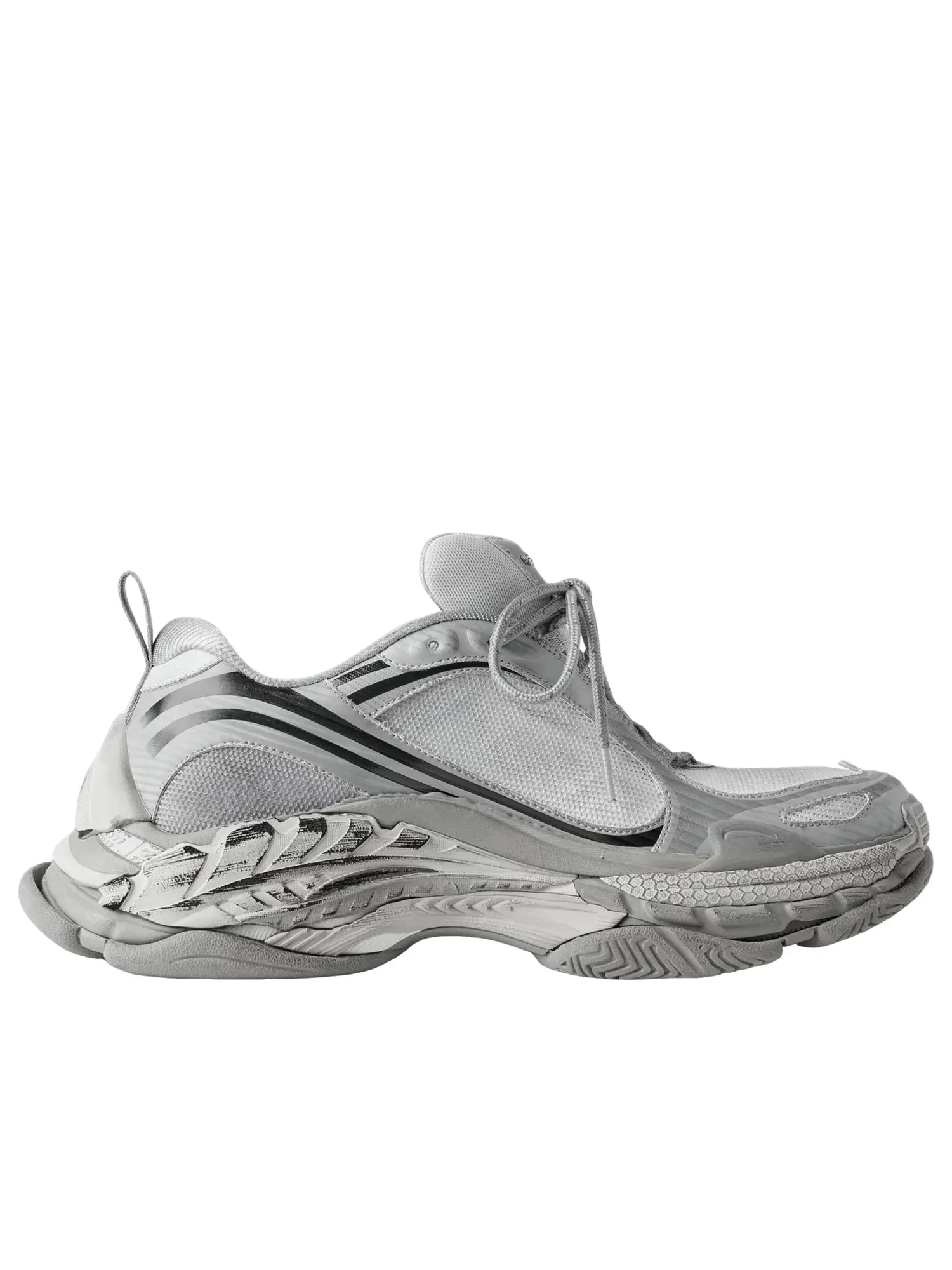 Мужские кроссовки с шнуровкой Triple S.2 Gradient Balenciaga — изображение 2 из 5, серый