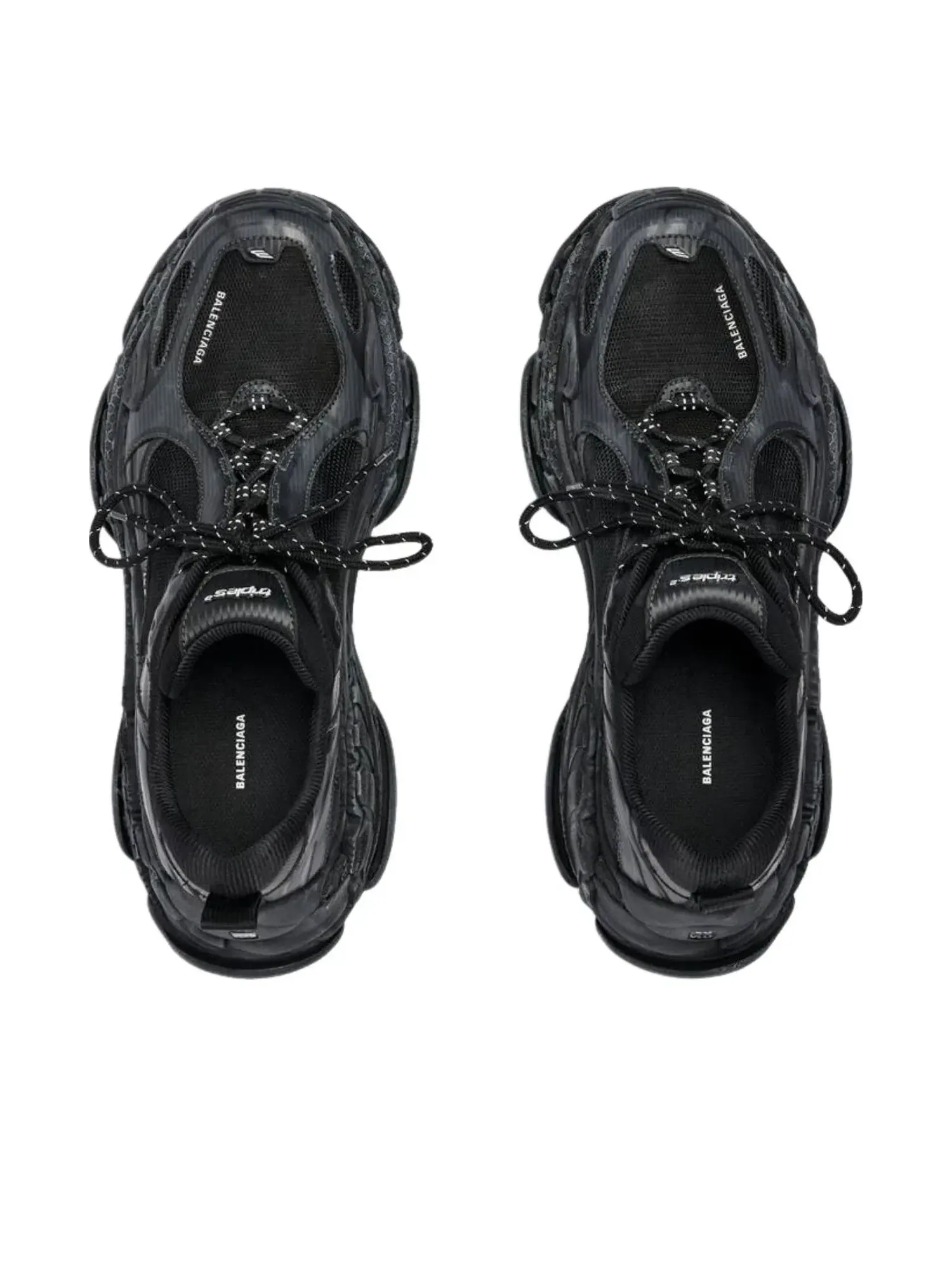 Кроссовки Balenciaga Triple S.2 'Black Dark Grey' 865849WTRS21011 — изображение 3 из 6, черный
