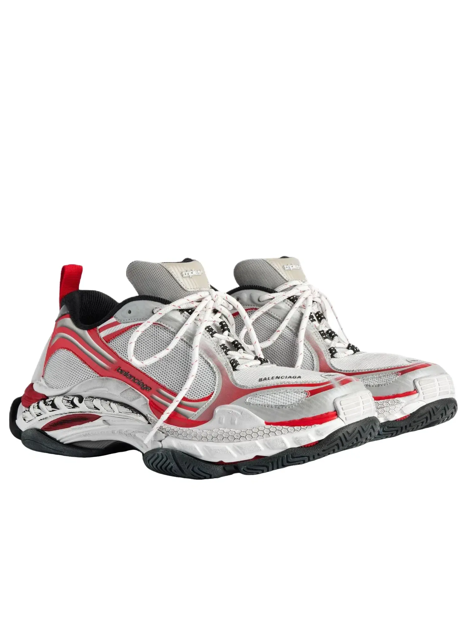 Мужские кроссовки с закрытой шнуровкой Triple S.2 Balenciaga — изображение 3 из 6, мульти