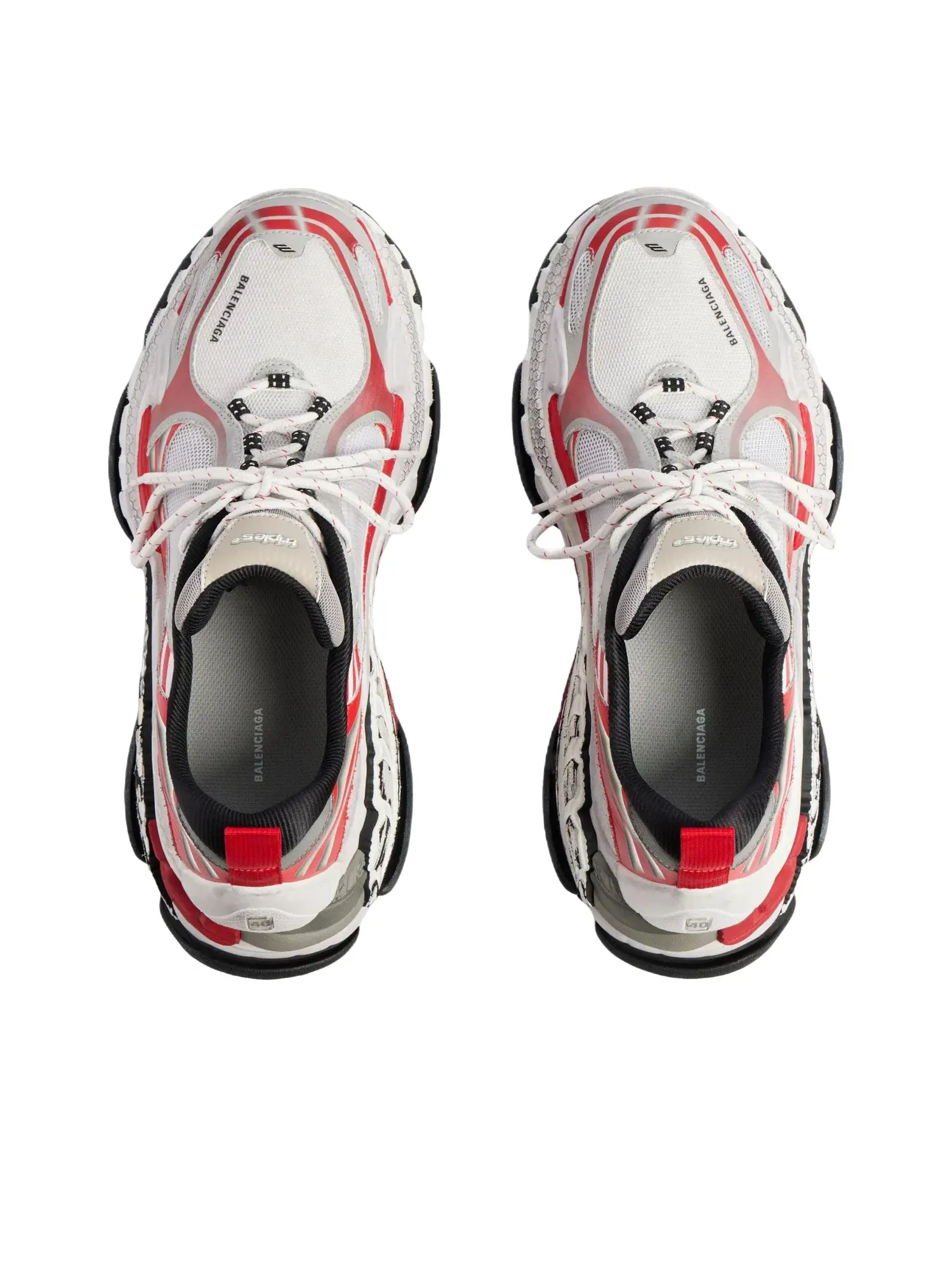 Мужские кроссовки с закрытой шнуровкой Triple S.2 Balenciaga — изображение 4 из 6, мульти