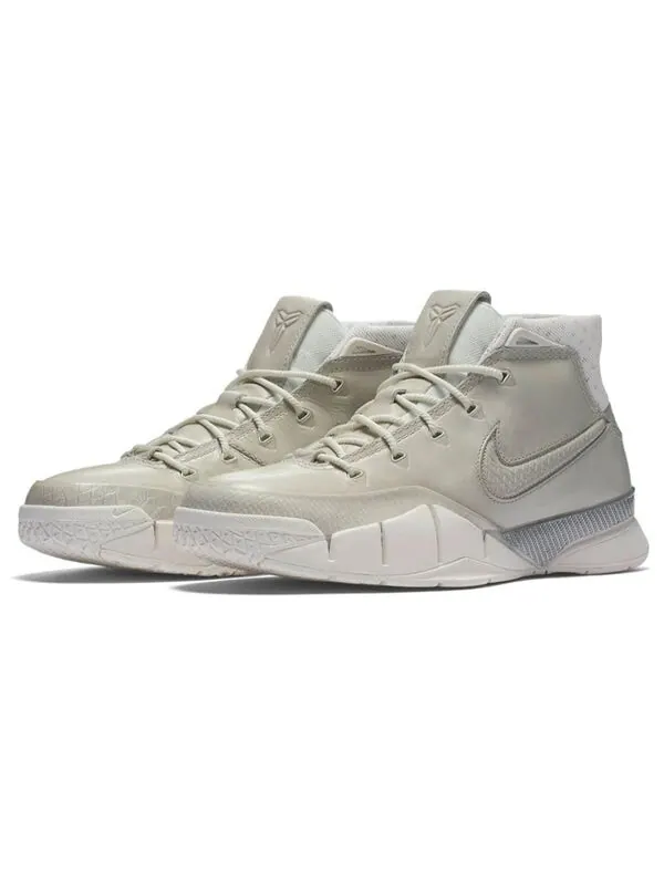 Кроссовки зум кобе 1 Nike — изображение 3 из 4, белый/черный