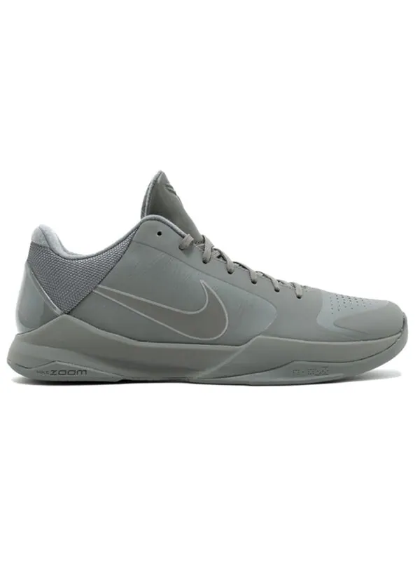 Кроссовки зум кобе 5 Nike — изображение 2 из 4, серый/черный