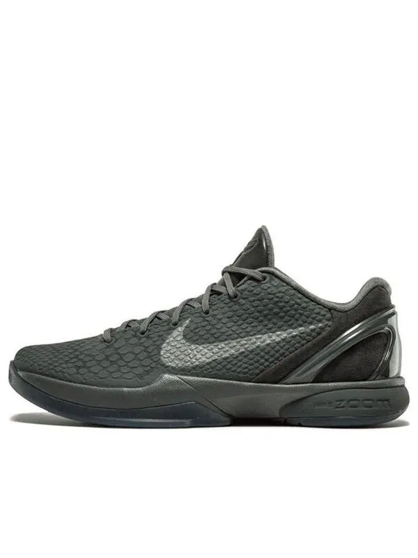 Кроссовки зум кобе 6 Nike — изображение 1 из 4, серый/черный