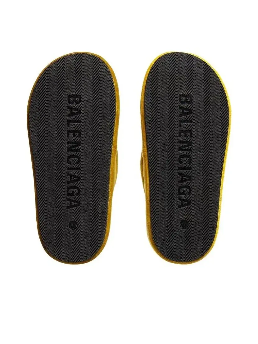 Шлепанцы Balenciaga Jet Lag «Горчичные» 869749WCDQ07680 — изображение 4 из 7, желтый