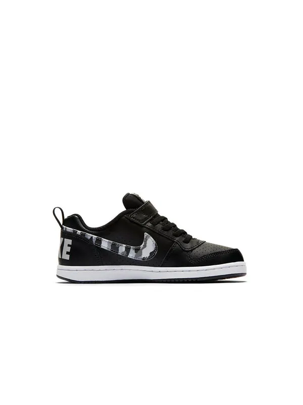 Кроссовки Court Borough Low Nike — изображение 2 из 4, черный/белый