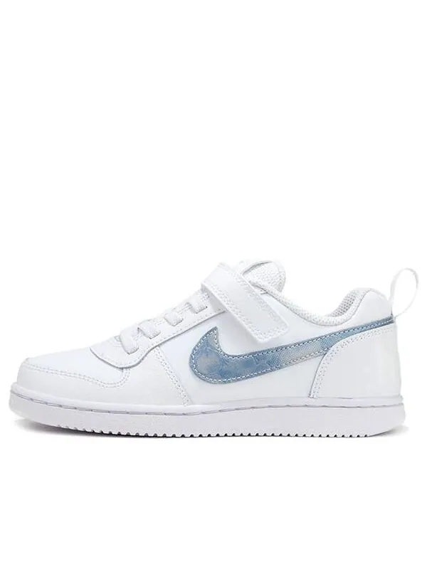 Кроссовки Court Borough Low Nike — изображение 1 из 4, белый/синий