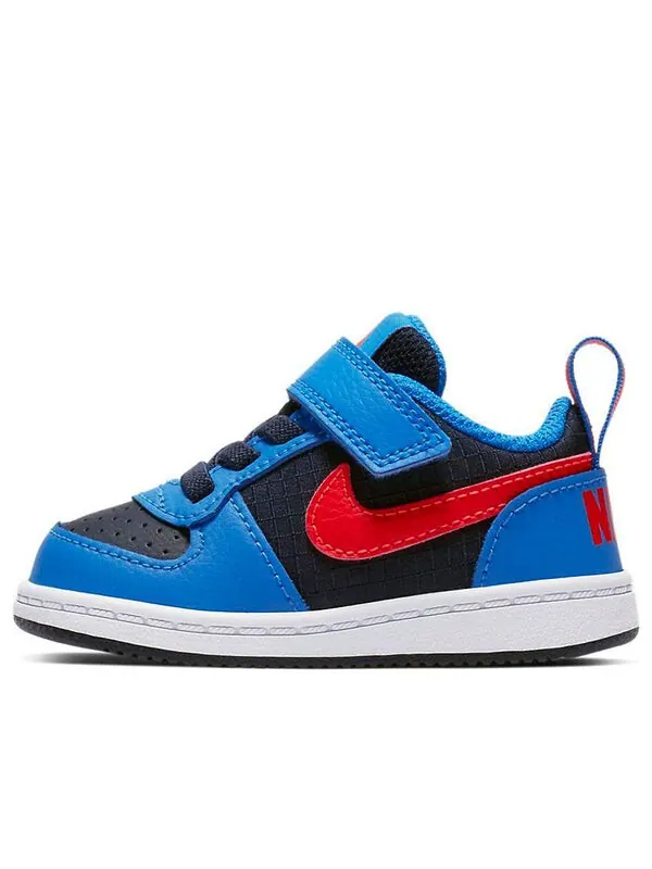 Кроссовки Court Borough Low Nike — изображение 1 из 3, синий/красный/черный