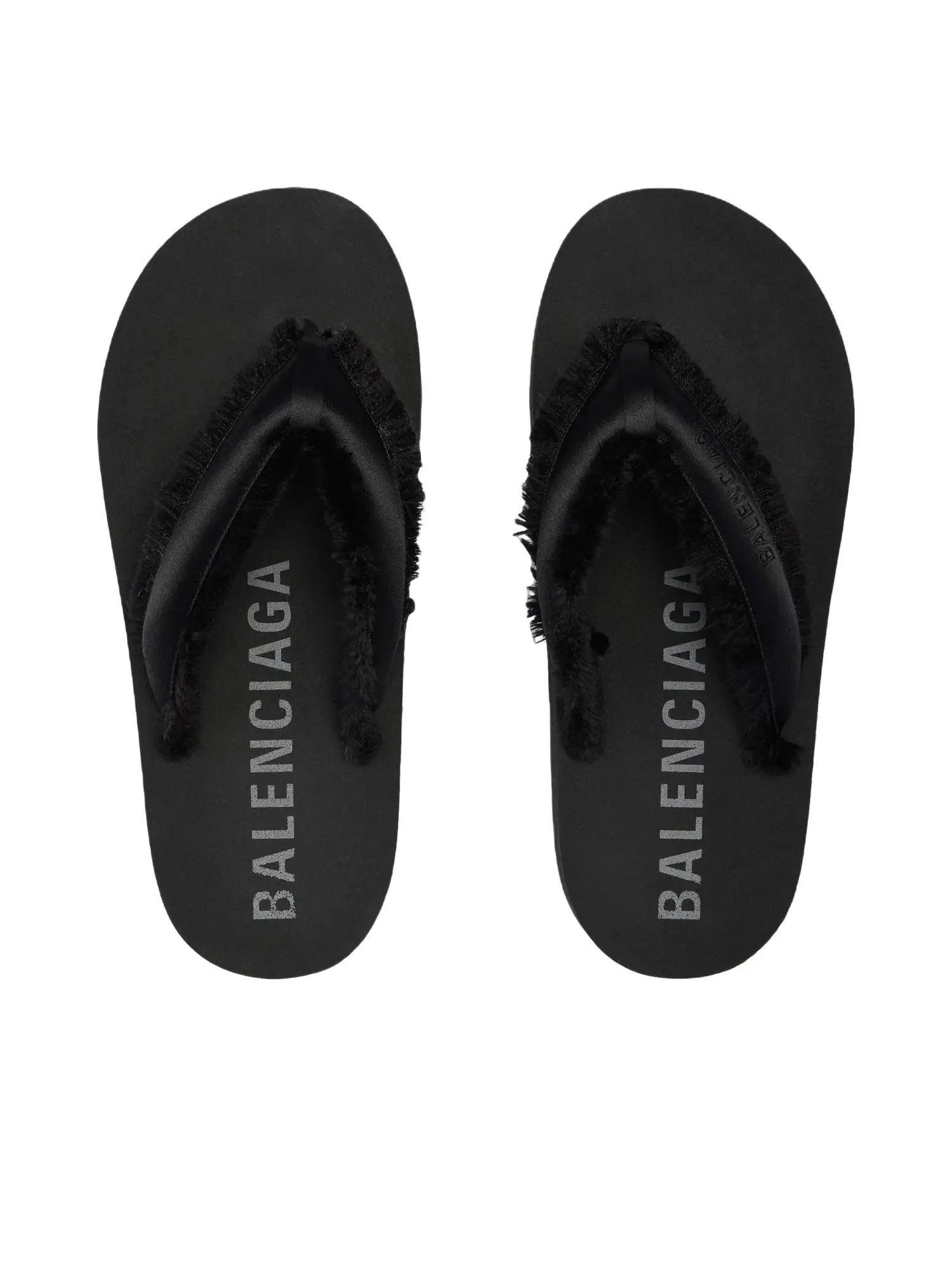 Шлепанцы Balenciaga Jet Lag Thong 'Black' 870111W0WM01000 — изображение 3 из 5, черный
