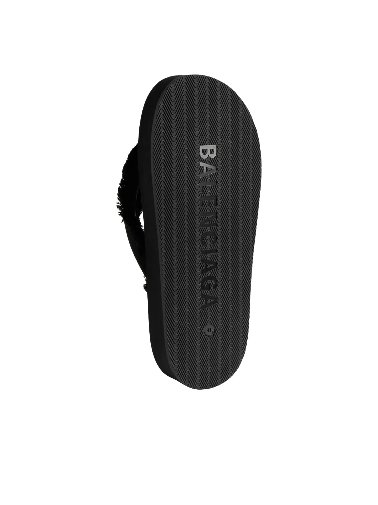 Шлепанцы Balenciaga Jet Lag Thong 'Black' 870111W0WM01000 — изображение 5 из 5, черный