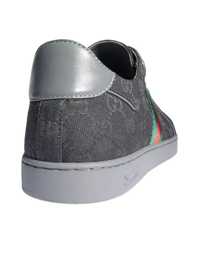 Мужские кеды с низким верхом Gucci Stretch Low-Top Sneaker — изображение 6 из 9, черный