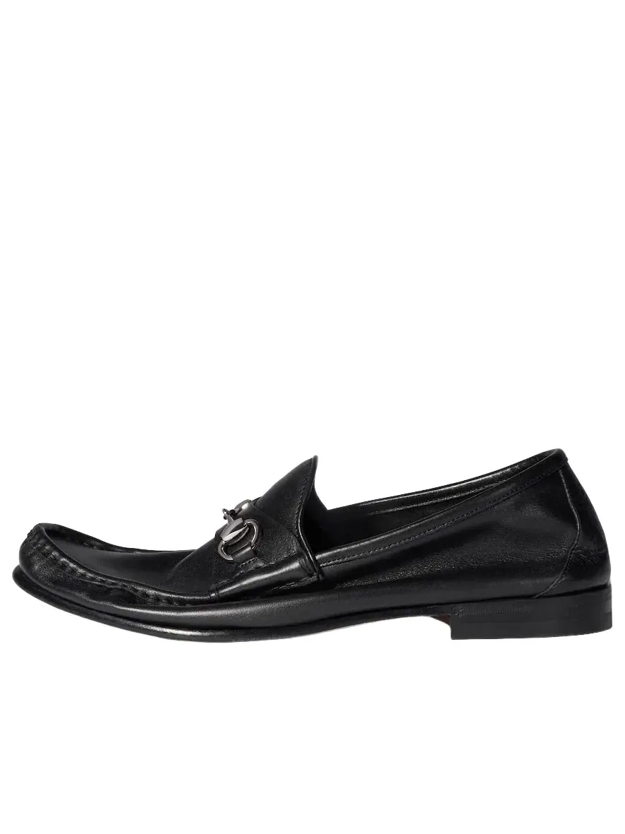Мужские лоферы Lugano Loafer Gucci — изображение 1 из 8, черный