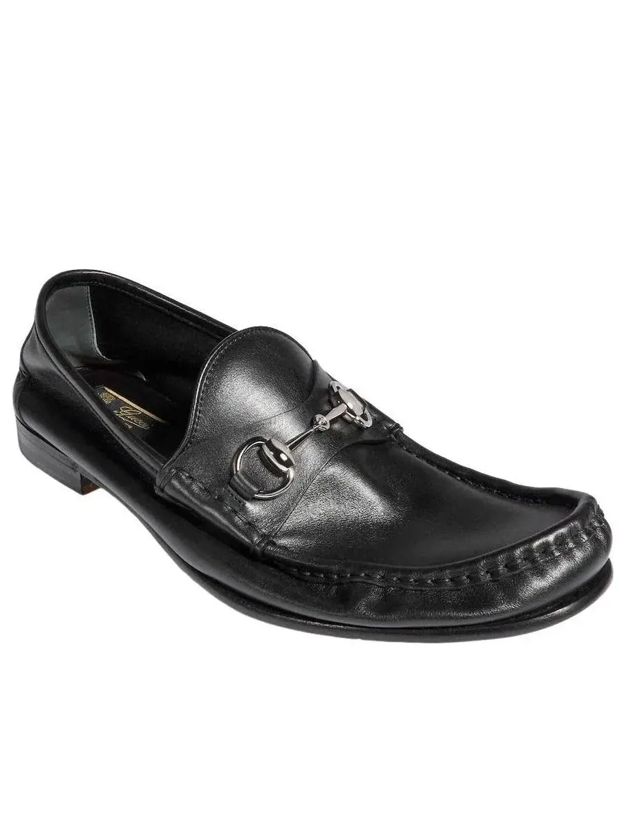 Мужские лоферы Lugano Loafer Gucci — изображение 3 из 8, черный