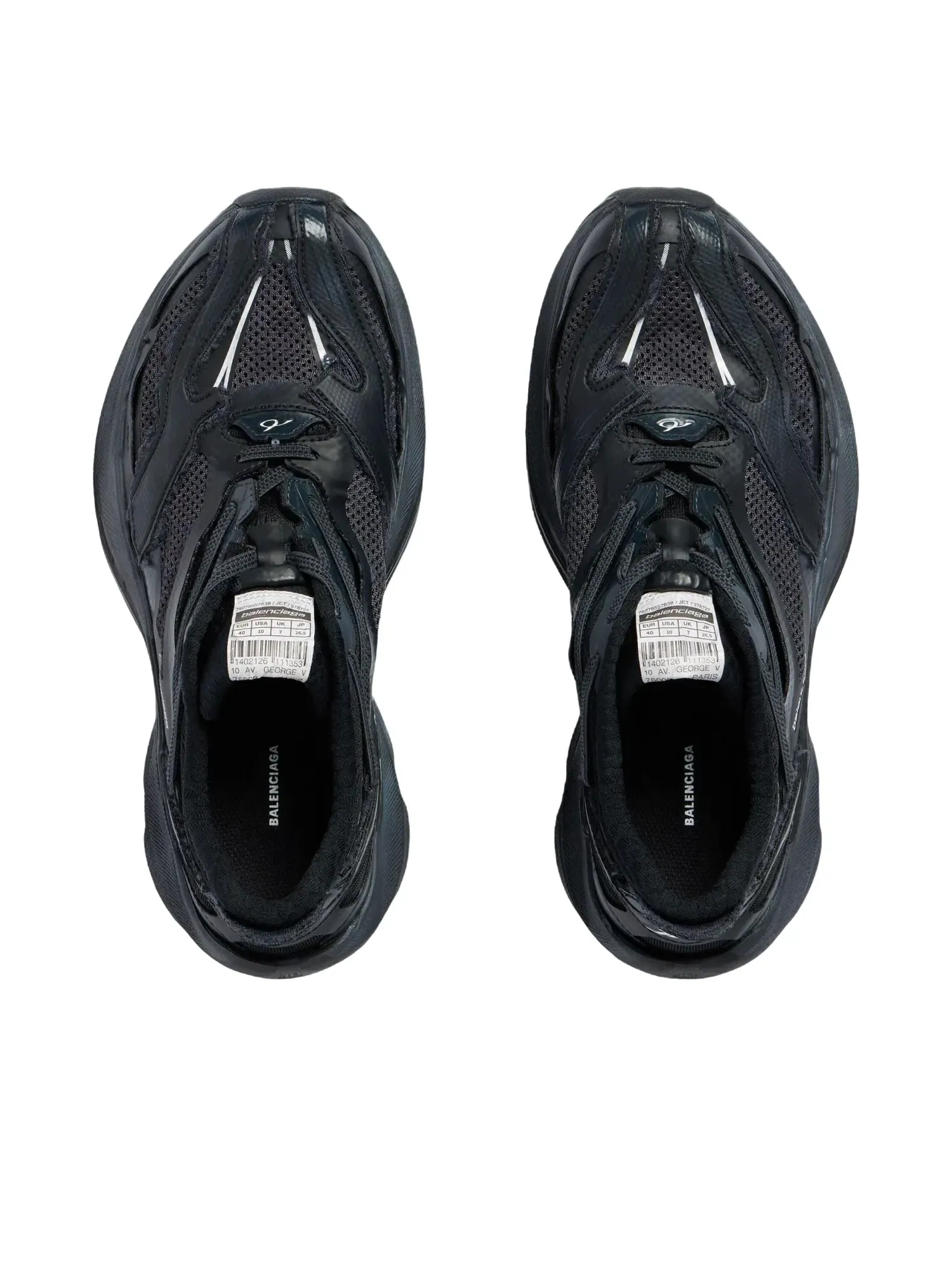 Кроссовки Balenciaga Jet 'Black' 872640WMRTN1000 — изображение 3 из 4, черный