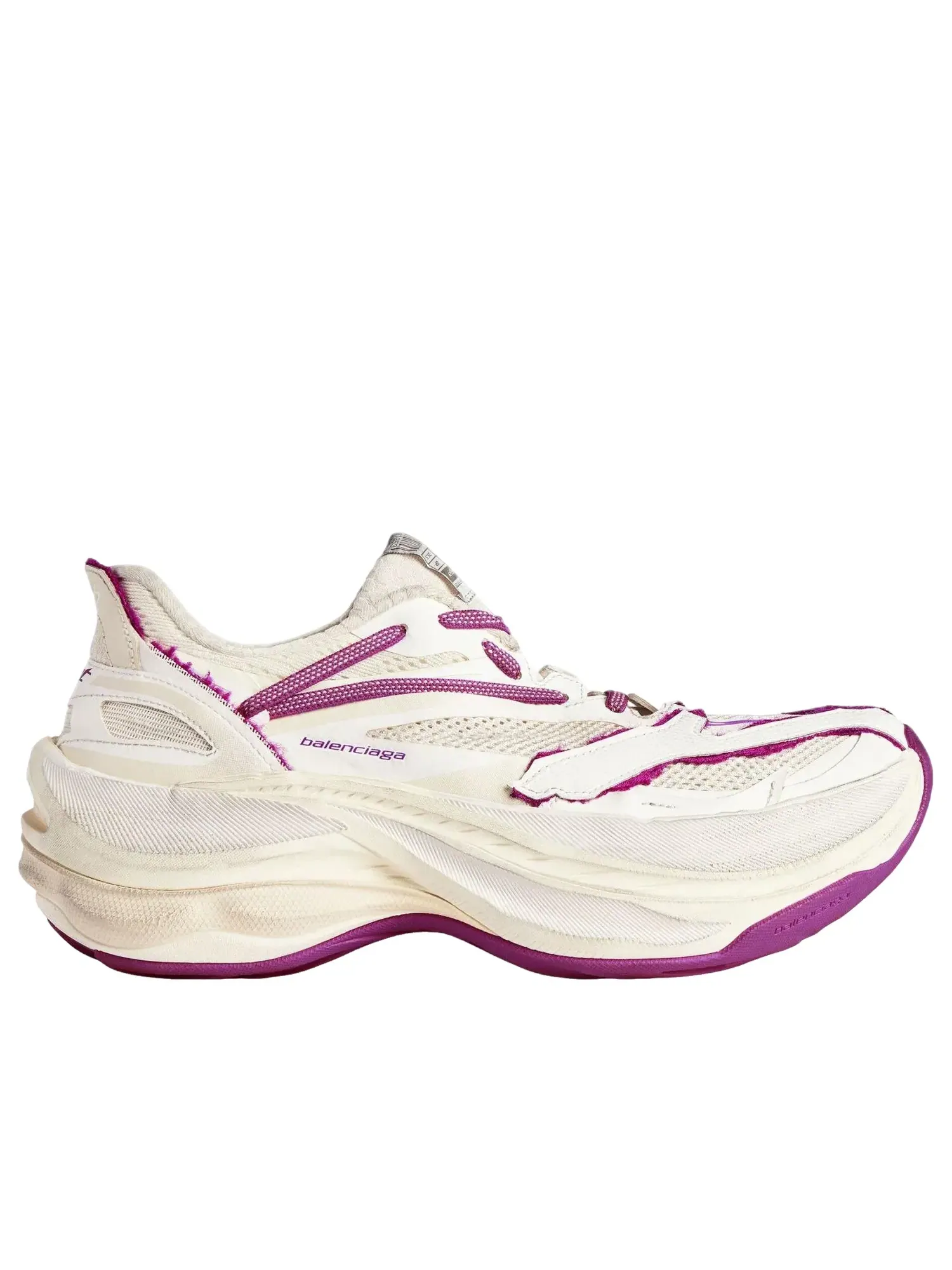Кроссовки Balenciaga Jet в цвете «клубнично-розовый» (Eggshell 'Strawberry Pink') 872640WMRTN9150 — изображение 2 из 4
