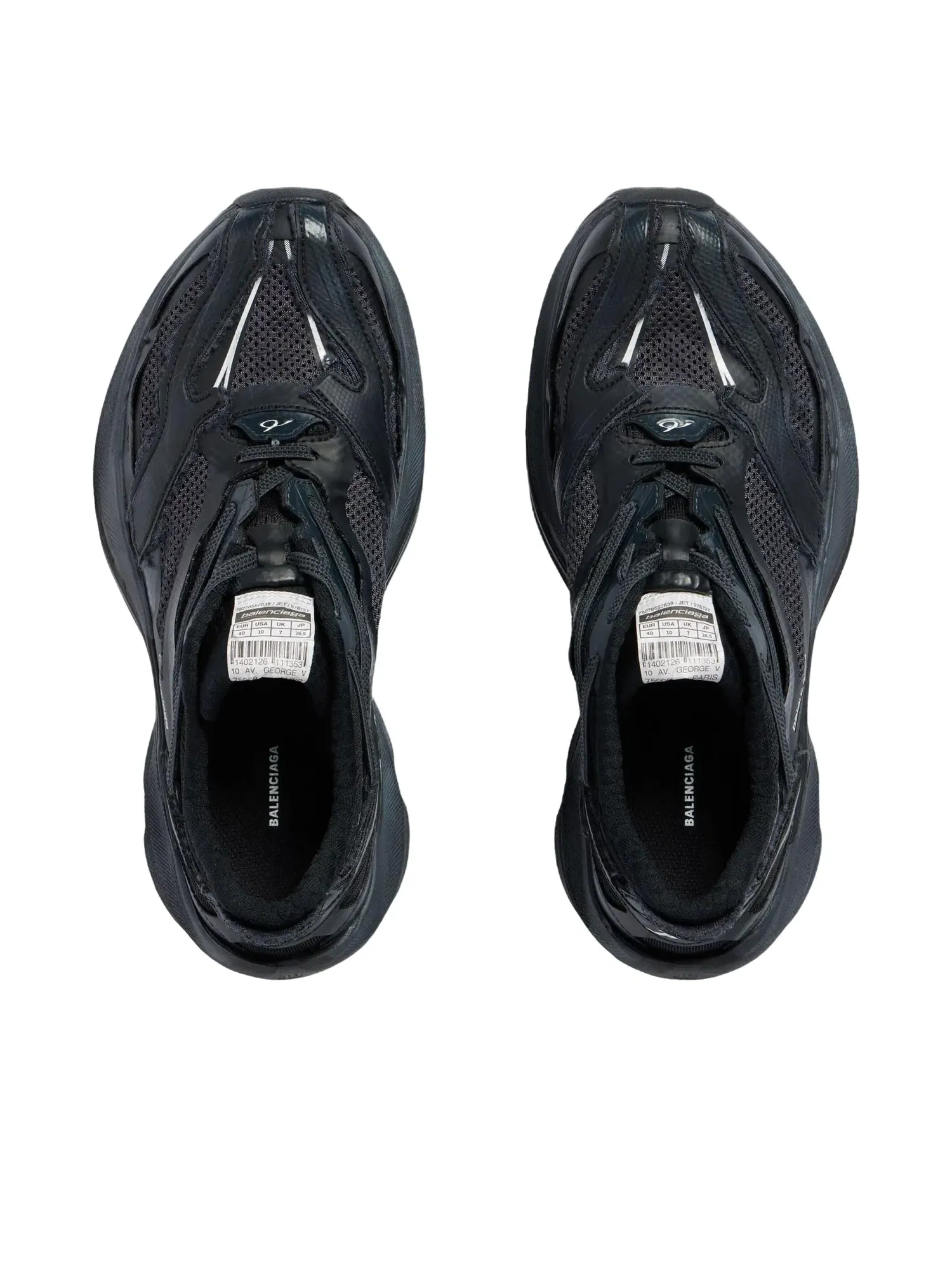 Мужские кроссовки с шнуровкой Jet Sneaker Balenciaga — изображение 4 из 5, черный