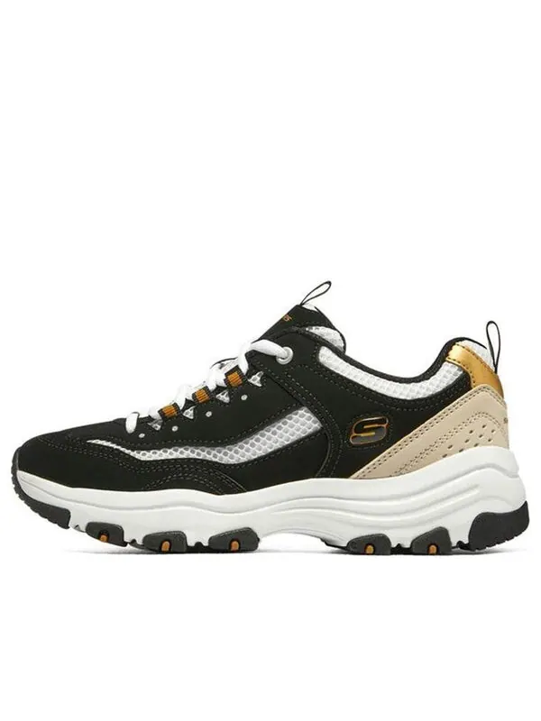 Кроссовки d'lites 'black' Skechers — изображение 1 из 4, черный/бежевый/белый
