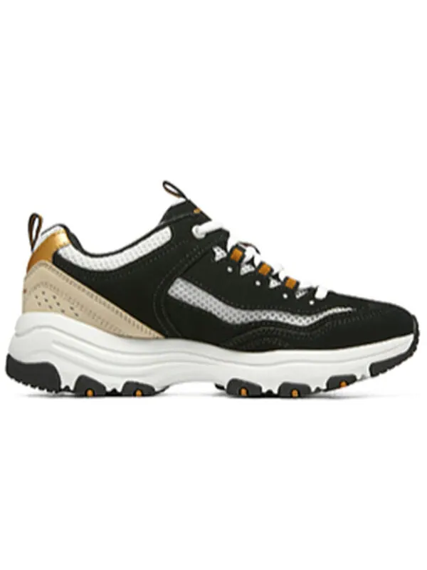 Кроссовки d'lites 'black' Skechers — изображение 2 из 4, черный/бежевый/белый
