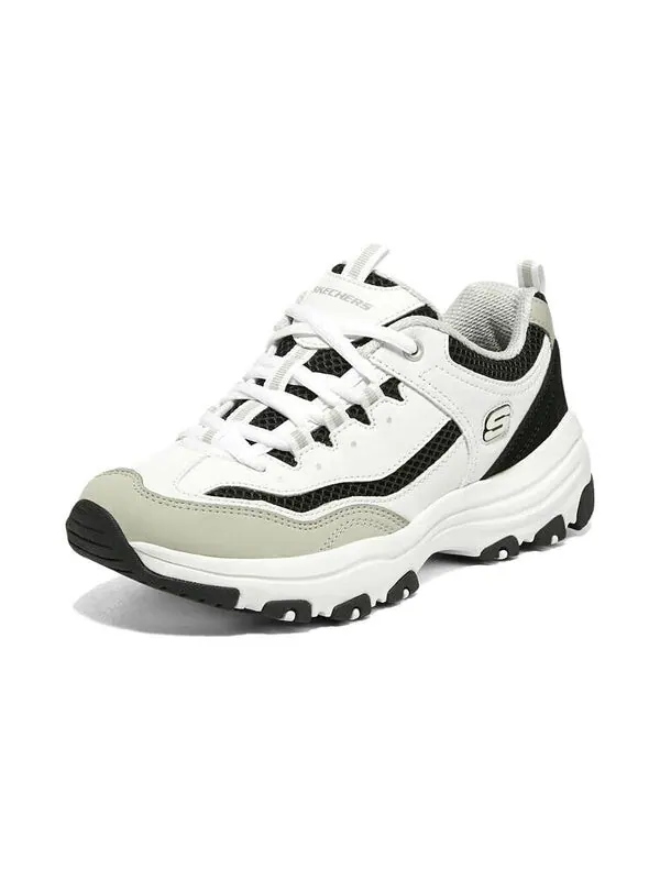 Кроссовки arch fit d'lites 'white black beige' Skechers — изображение 2 из 4, белый/черный/бежевый