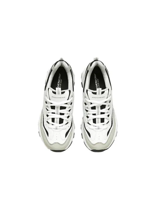 Кроссовки arch fit d'lites 'white black beige' Skechers — изображение 3 из 4, белый/черный/бежевый