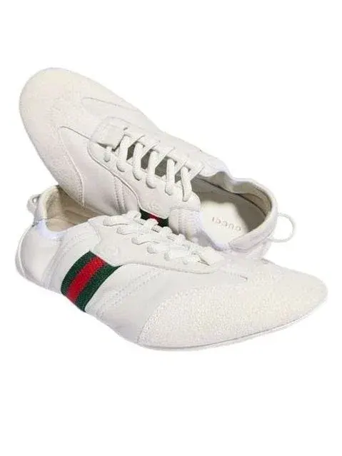 Женские кроссовки с шнуровкой Gucci Flex White — изображение 4 из 9, белый