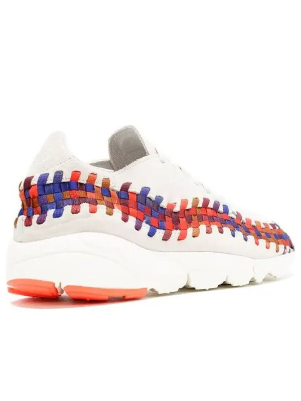 Кроссовки air footscape woven nm 'light bone rainbow' Nike — изображение 3 из 4, светлый/светлый/красный