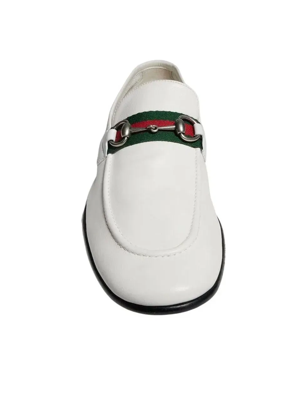 Мужские лоферы с кожаным верхом Gucci Como Loafer — изображение 3 из 9, белый