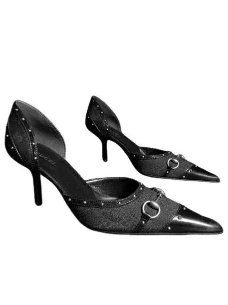 Женские туфли-лодочки с закрытым носом Gucci Savoy — изображение 5 из 7, черный