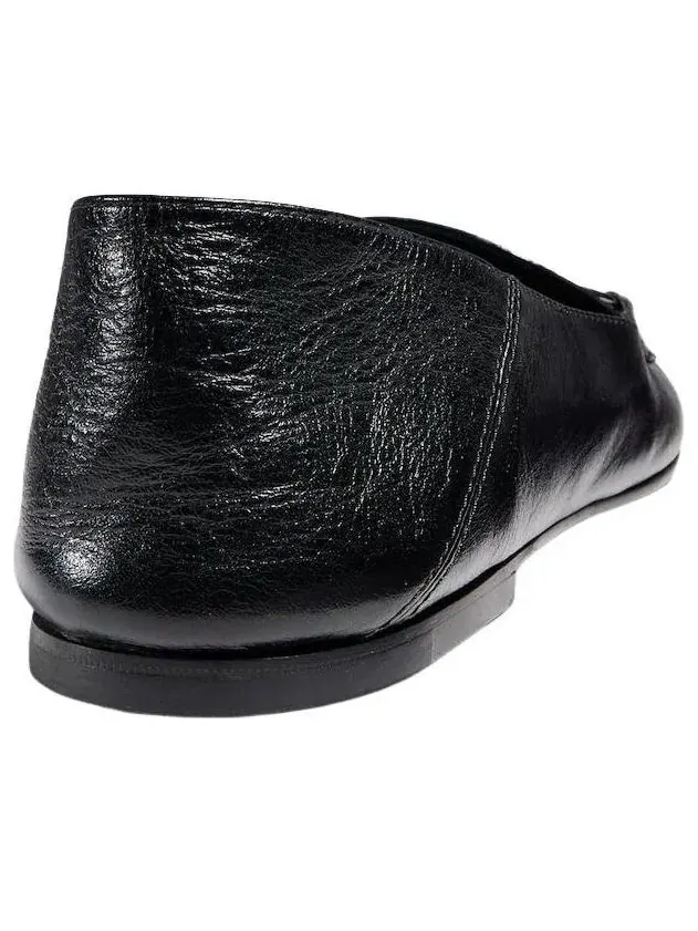 Женские лоферы из кожи с круглым носком Gucci Jordaan Soft Loafer — изображение 5 из 6, черный
