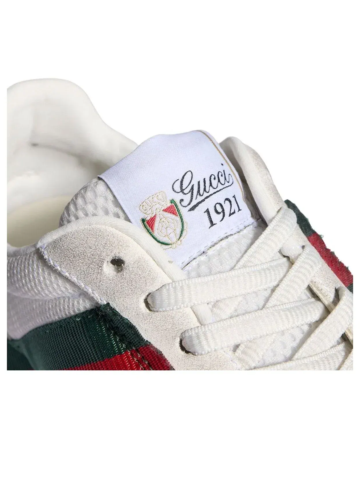 Женские кроссовки с шнуровкой Tempo Gucci — изображение 8 из 8, белый