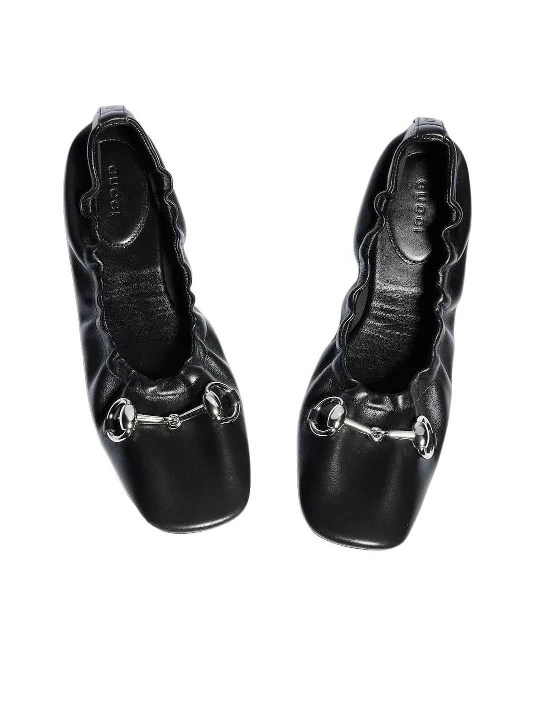 Балетки Gucci Prima, черные, 875322-AAF3Q-1000 — изображение 3 из 9, черный