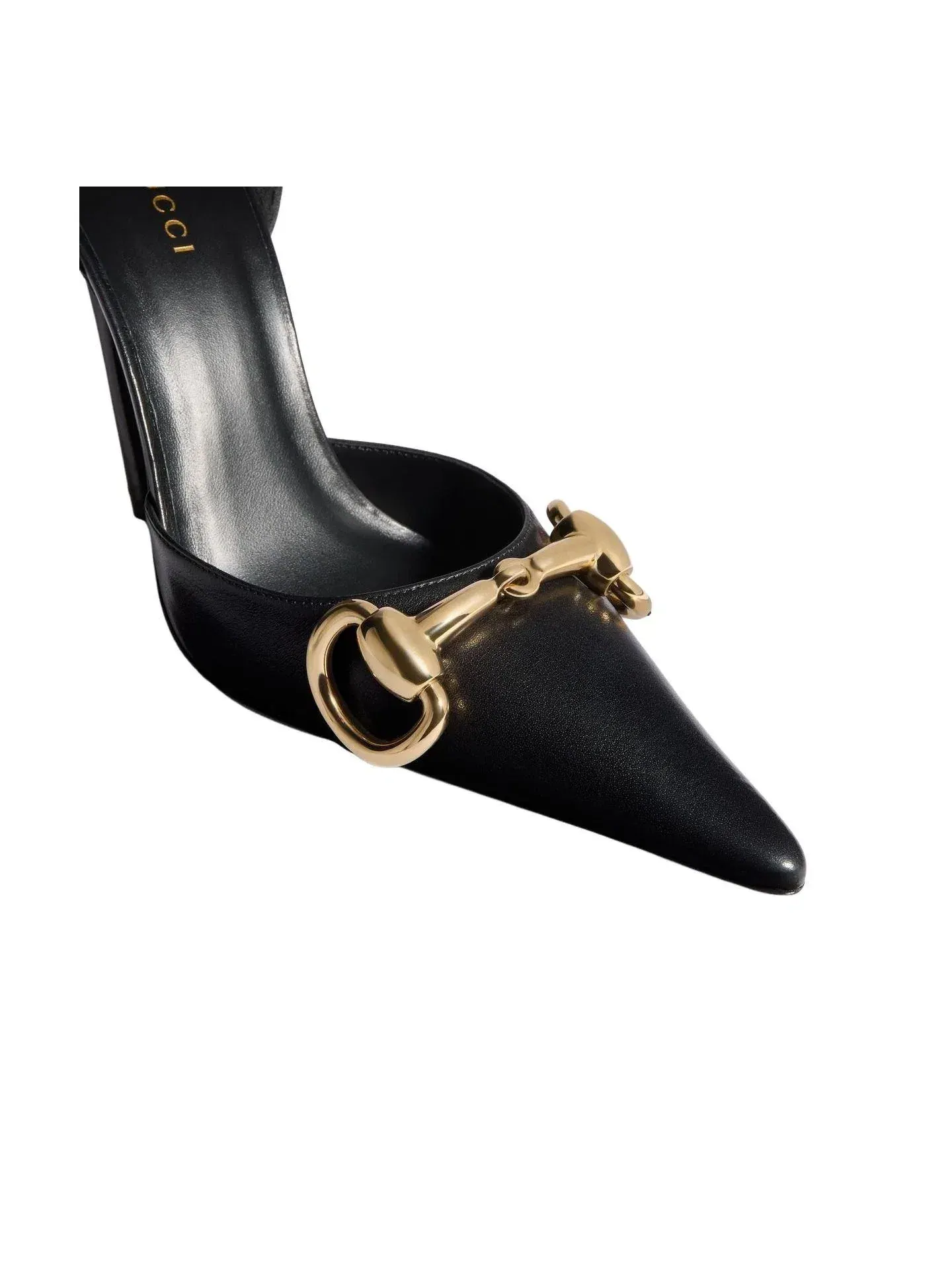 Женские туфли-лодочки на высоком каблуке с узким мысом Gucci Boulevard — изображение 6 из 8, черный