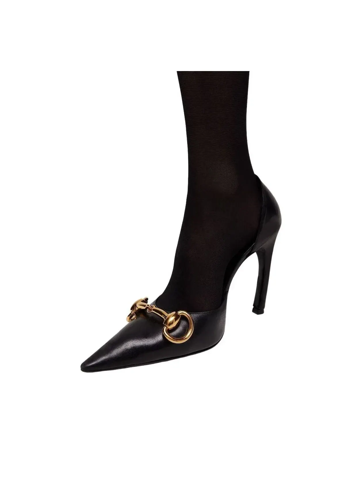 Женские туфли-лодочки на высоком каблуке с узким мысом Gucci Boulevard — изображение 7 из 8, черный