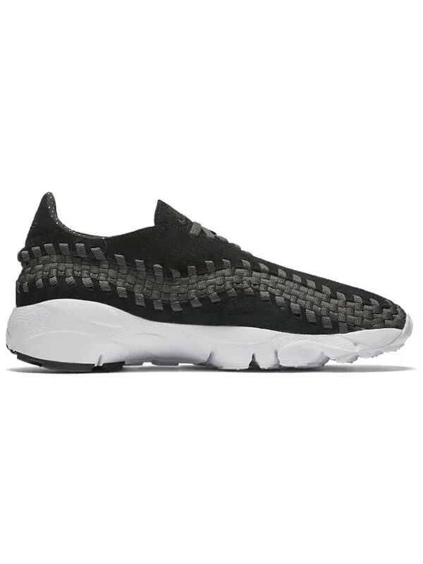Кроссовки Nike Air Footscape спортивные с узором — изображение 2 из 4, черный/серый