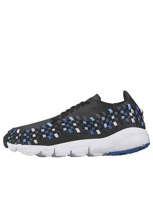 Кроссовки air footscape плетеные nm Nike — изображение 1 из 4, черный/синий