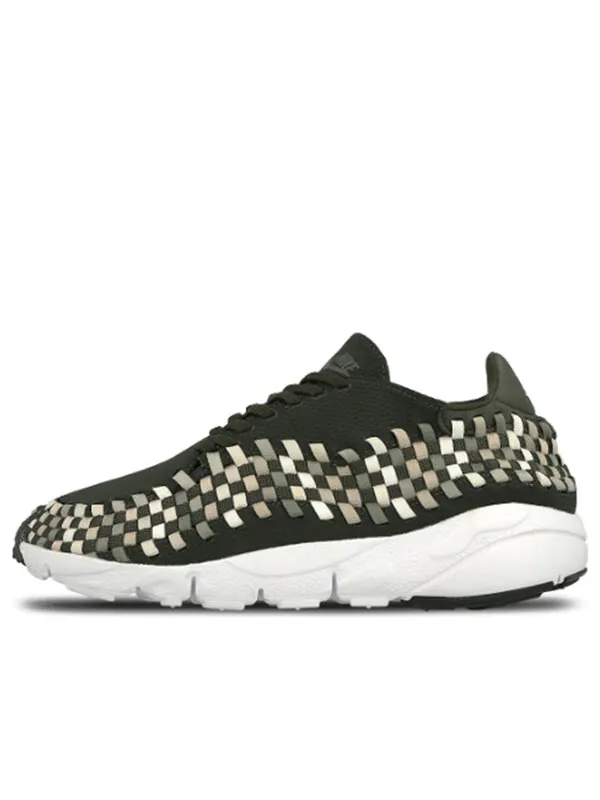 Кроссовки air footscape плетеные nm Nike — изображение 1 из 4, зеленый/белый