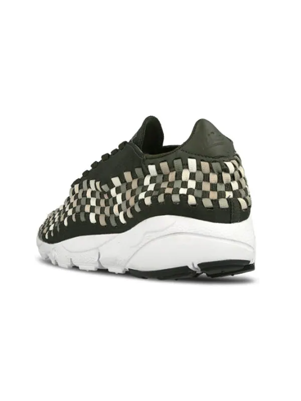 Кроссовки air footscape плетеные nm Nike — изображение 3 из 4, зеленый/белый