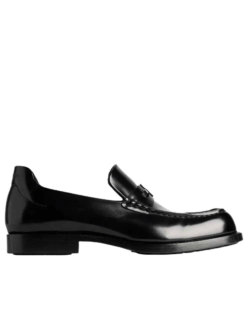 Мужские лоферы без шнуровки из телячьей кожи Balenciaga Comfy Loafer — изображение 2 из 4, черный